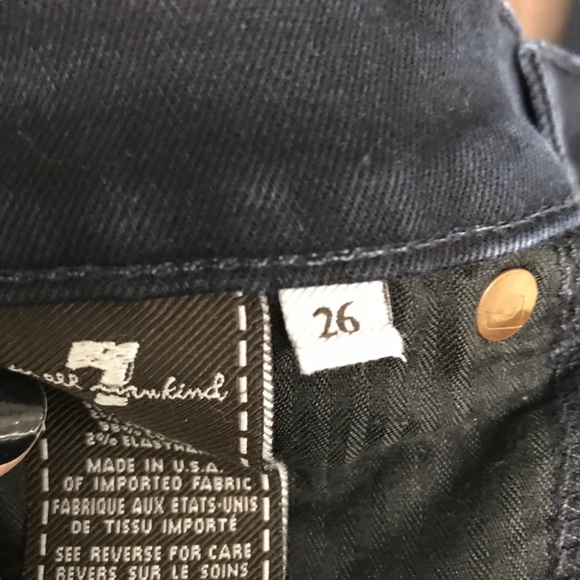 7FAM Dark Wash Jeans High Waist Gwenevere Size 26 - Picture 6 of 8